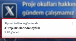 #ProjeOkullarındaKeyfilik Etiketi Türkiye Gündeminde