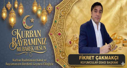 Elazığ Kuyumcular Odası Başkanı Fikret Çakmakçı’dan Kurban Bayramı Kutlama Mesajı