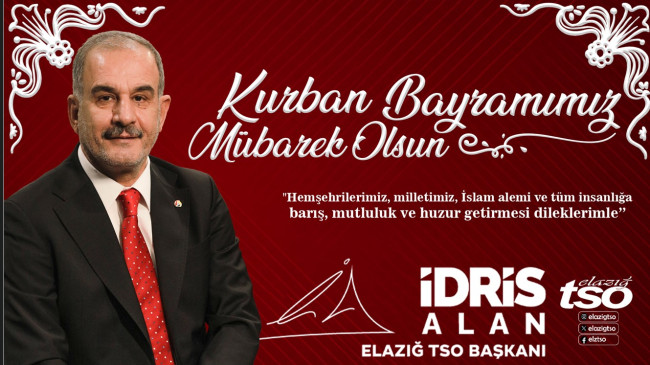 ETSO BAŞKANI ALAN’DAN KURBAN BAYRAMI MESAJI