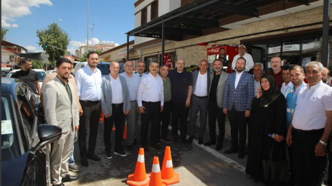 AK Parti Teşkilatı Baskil’de Vatandaşlarla Buluştu