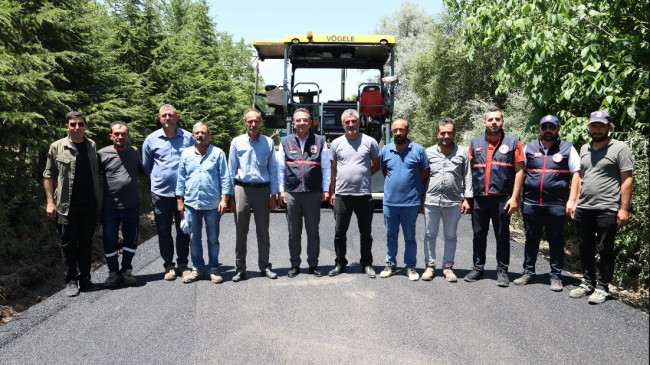 Genel Sekreter Yatkın’dan Göl Köyü’nde Asfalt Mesaisi