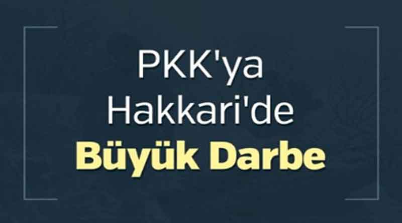 PKK’ya BÜYÜK DARBE