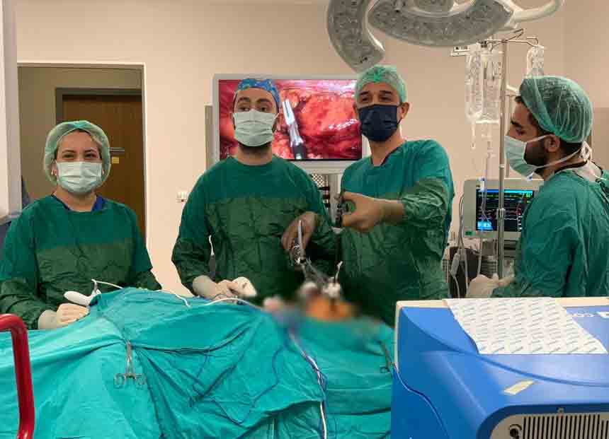 Elazığ Fethi Sekin Şehir Hastanesinde Laparoskopik Yöntemle Ameliyat