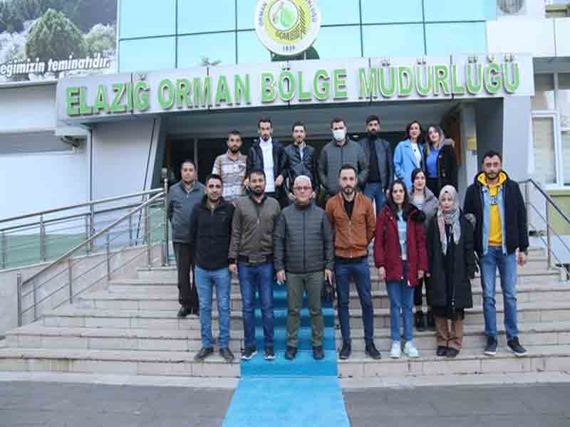 Hakkari Üniversitesi Öğrencileri Elazığ Orman Bölge Müdürlüğünü Ziyaret Etti