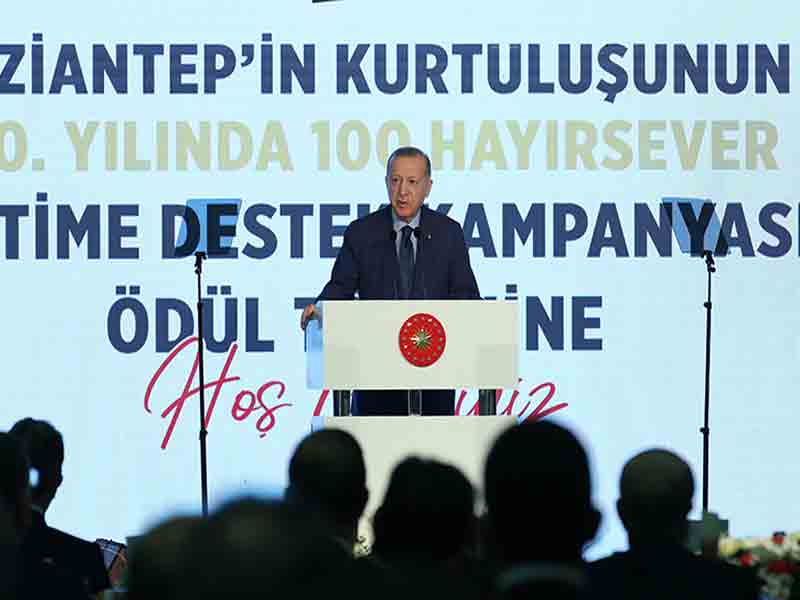Cumhurbaşkanı Erdoğan, Eğitime Destek Kampanyası Ödül Töreni’nde konuştu
