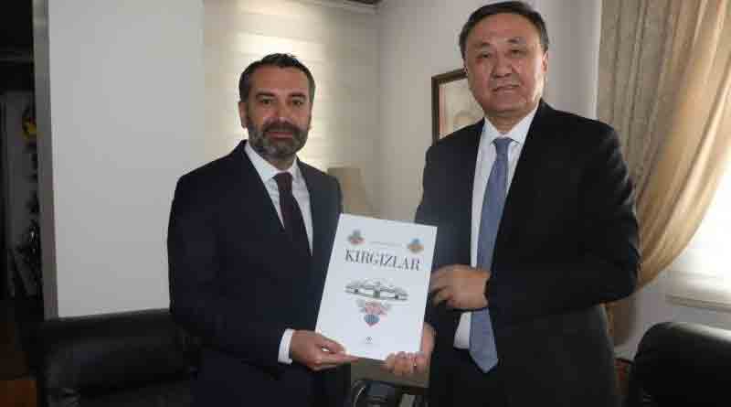 Kırgızistan’ın Ankara Büyükelçisi Ömüraliyev, Şerifoğulları’nı Ziyaret Etti