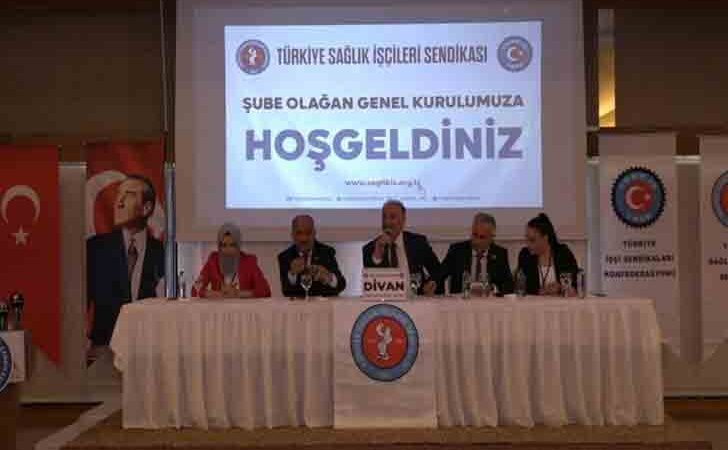 Tür­ki­ye Sağ­lık İşçi­le­ri Sen­di­ka­sı Ela­zığ Şu­be­si’nde baş­kan­lı­ğa, ye­ni­den Fırat Kaya se­çil­di