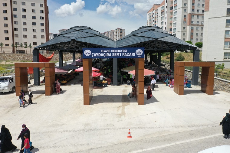 Elazığ Belediyesi Kapalı Semt Pazarı’na Çaydaçıra Sakinlerinden Tam Not