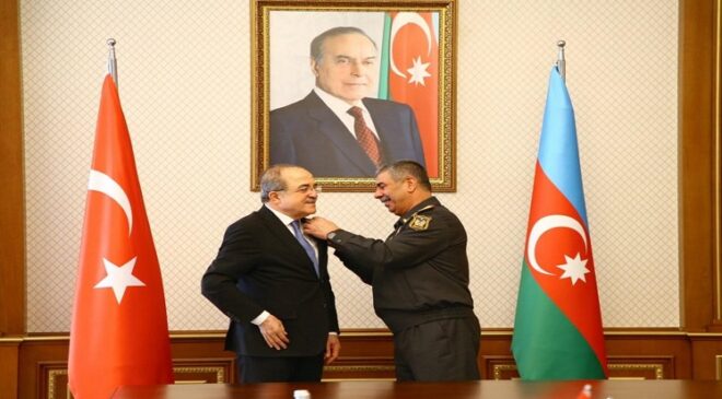Şuay Alpay’a İkinci Kez Azerbaycan Devlet Şeref Madalyası Verildi