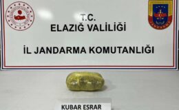 Elazığ’da Uyuşturucu Operasyonu: 610 Gram Esrar Ele Geçirildi