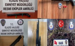 Elazığ’da Asayiş Operasyonu: Ruhsatsız Silah ve Uyuşturucu Ele Geçirildi
