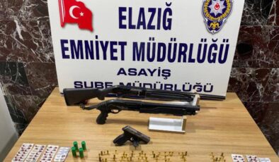 Elazığ’da Silahlı Suçlara Karşı Operasyon: 8 Kişi Tutuklandı
