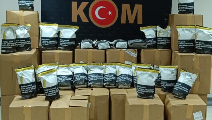 405 Kg Geçersiz Bandrollü Kıyılmış Tütün Ele Geçirildi..