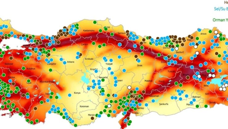 Türkiye’nin Afet Bölgeleri Açıklandı